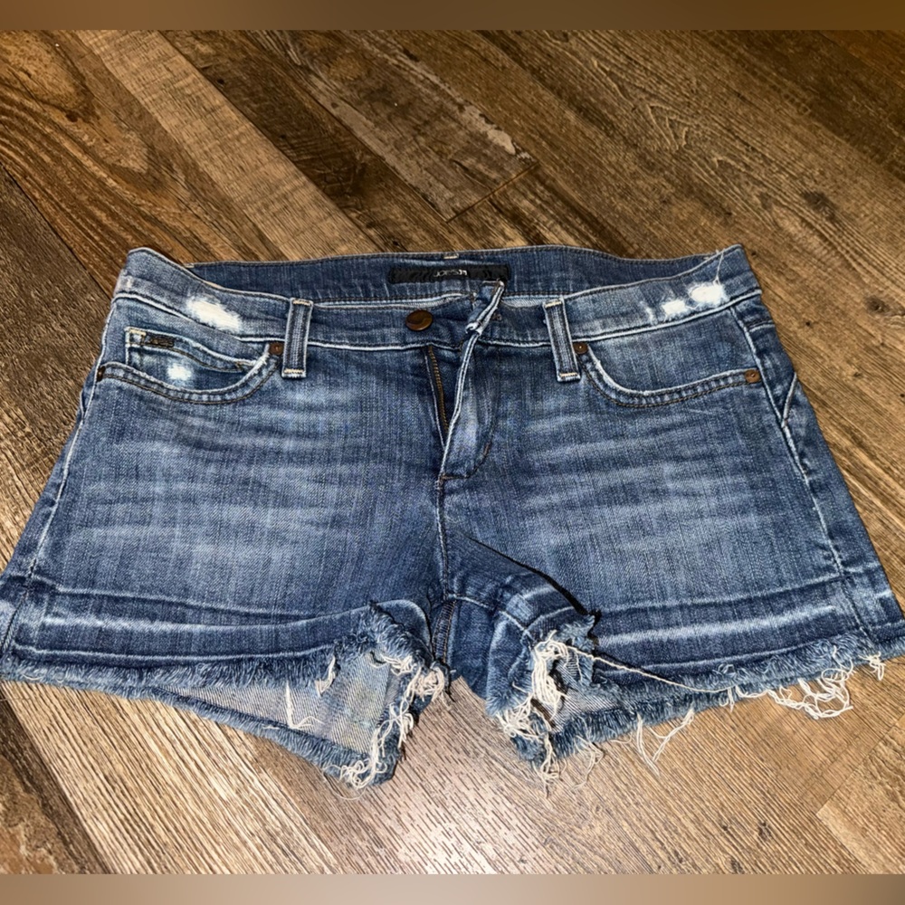 Joe's Jeans Distressed Blue Jean Shorts